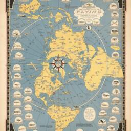 Vintage Story Map Of Flying Antique Aviation Art Print - thumbnail 2