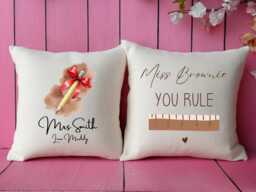 Personalised Teacher Gifts, Cushion, Gifts For Her, Him, Appreciate Gifts, Thank You Gifts, Cushion Cover, Personalised