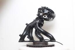 "Industrial Lamp ""The Black Octopus" - thumbnail 1
