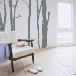 Birch Trees Wall Decal Kit - Vinyl Wall Art Custom Home Decor - thumbnail 2