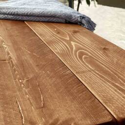 Garden Bench Handcrafted Using Sustainable Solid Wood - Trapezium Frame Ben Simpson Furniture - thumbnail 3