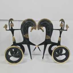 Bronze Greek Goddess Athena Chariot Statue, Ancient Art - thumbnail 4