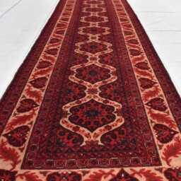 3??10 Ft Handmade Afghan Runner Rug, Boho Home Decor - thumbnail 3