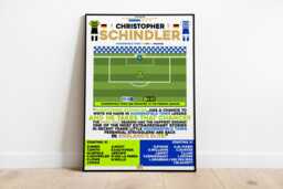 Christopher Schindler V Reading Print, Huddersfield Town Football Wall Art, Posters, Fc - thumbnail 1