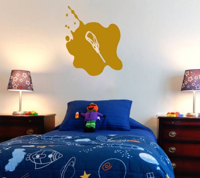 Custom Name Lacrosse Wall Decal Sports Room Decor 1033 - image 1