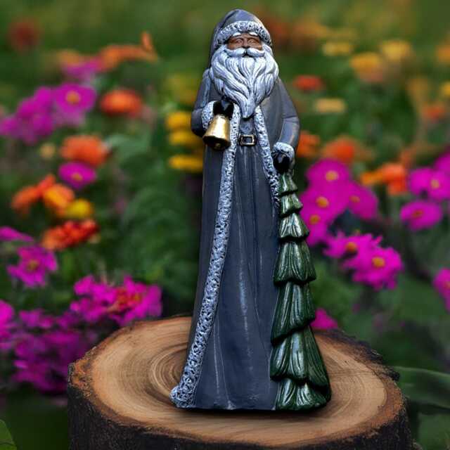 Fantasy Santa Claus Sculpture Concrete Statue Stone Holiday Decoration Christmas Ornament Winter Figurine Lover Gift - image 1