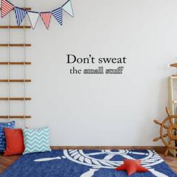 Vwaq Don't Sweat The Small Stuff Quote Wall Decal Inspirational Saying Vinyl Letters Stickers - thumbnail 1