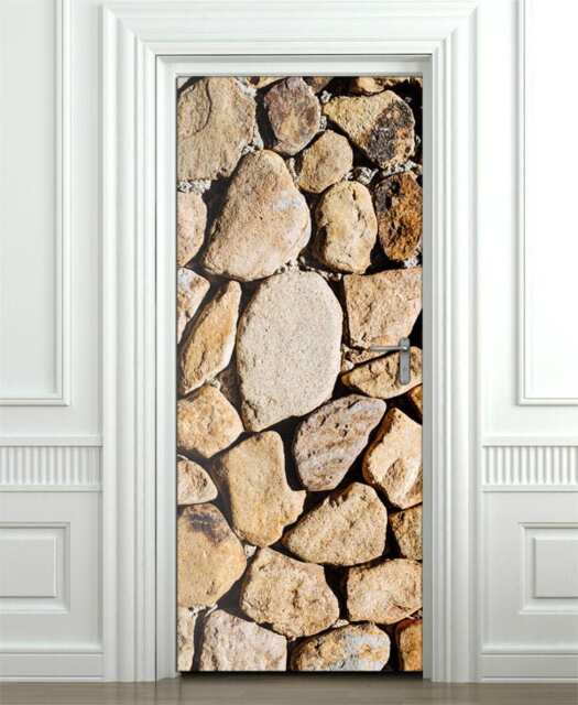 Rocks Stones Wall Decal, Door Sticker, Decor, Mural, Nature Wallpaper