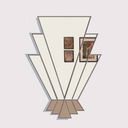 Luxury Art Deco Wall Mirror With Bronze Accents UK Made - thumbnail 3