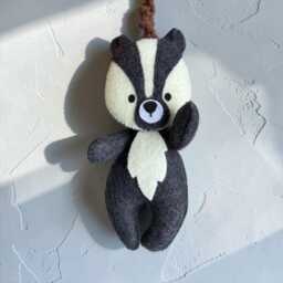 Woodland Baby Gym Toy, Forest Animal Play Hanging Montessori Shower Gift - thumbnail 4