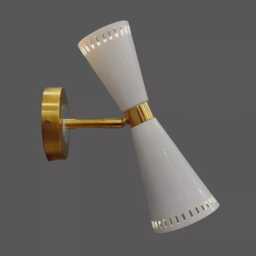 1950S Mid-Century Beautiful Vintage Lamp Modern Brass Wall Sconce Atomic Retro Sputnik Design Wall Lighting - thumbnail 3