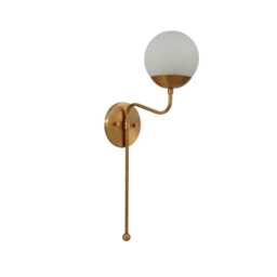 Elegance Raw Brass Wall Lamp Illuminating - Mid Century Antique Finish Bedroom Lights Vanity Lamps For Your - thumbnail 1