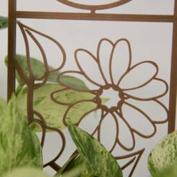 French Bulldog Houseplant Trellis, Plant Support, 3D Printed - thumbnail 3