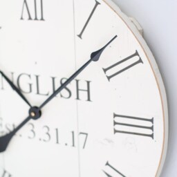 Personalized Farmhouse Wall Clock - 20 - thumbnail 3