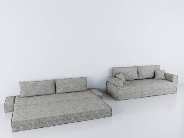 Modular Floor Sofa, Custom Sectional, Reading Nook Seating - image 1