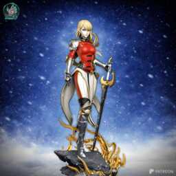 The Scent Of Mana - Female Anime Knight Elegent Warrior Cha Hae-In Resin Figure 16K - thumbnail 3