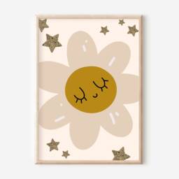 Set Of 3 Girls Gingham & Wildflower Prints - Prints Only - thumbnail 3