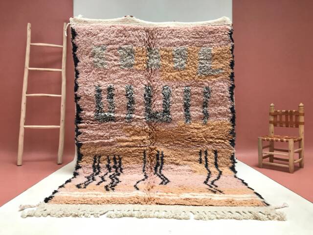 Custom Beni Ourain Rug Authentic Moroccan Berber Wool Carpet - image 1