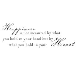 Happiness Wall Decal Love Vinyl Sayings Words Heart Art Decor - 026 - thumbnail 3