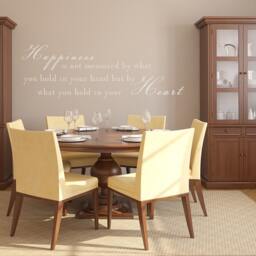 Happiness Wall Decal Love Vinyl Sayings Words Heart Art Decor - 026 - thumbnail 1