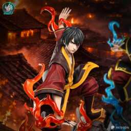 Sins Of The Royal Blood - Anime Fire Nation Duo Zuko X Azula Resin Figure 16K - thumbnail 4