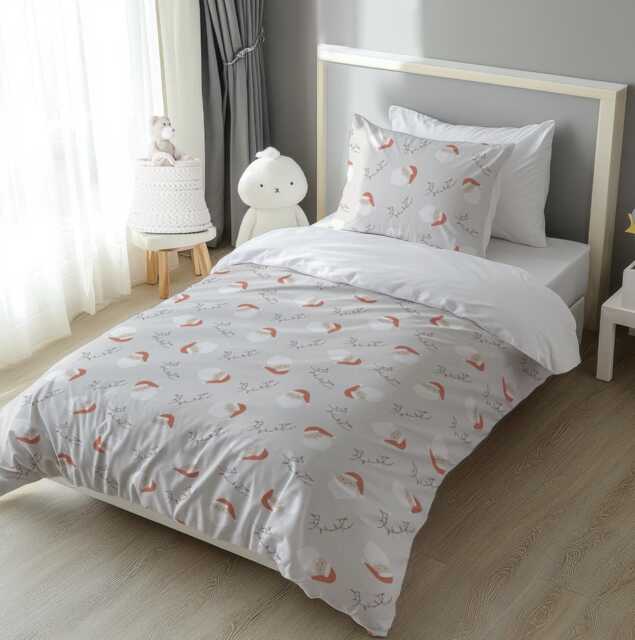 Christmas - Santa & Lights, Bedding, Duvet Covers, Fitted Sheets, Claus Bedding, Festive Kids Bedding - image 1