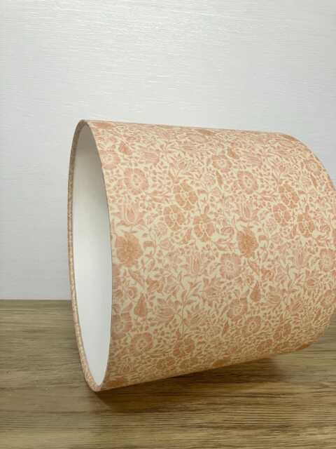 William Morris Pink Mallow Lampshade, Pink Fabric, Made To Order in Various Linings & Sizes - image 1