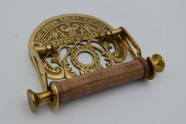 The Crown Solid Brass - Toilet Paper Holder - image 1
