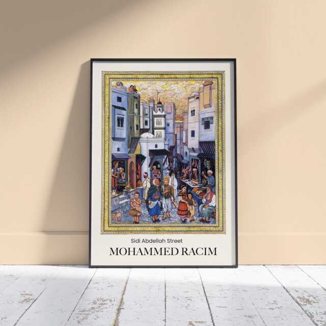 Mohammed Racim Art Print Algerian Artist, Colourful Wall - image 1