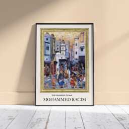 Mohammed Racim Art Print Algerian Artist, Colourful Wall - thumbnail 1