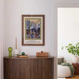 Mohammed Racim Art Print Algerian Artist, Colourful Wall - thumbnail 4