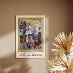Mohammed Racim Art Print Algerian Artist, Colourful Wall - thumbnail 2