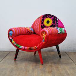 Smiley Armchair - Strawberry - thumbnail 3