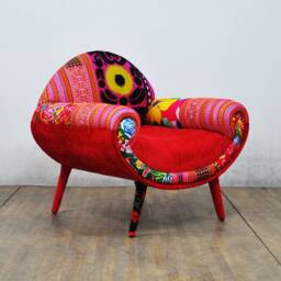 Smiley Armchair - Strawberry - thumbnail 2