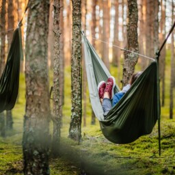 Hammock With Straps, Ultralight, Premuim Quality, Camping, Backpacking, Hiking, Ultralite, Outdoors - thumbnail 2