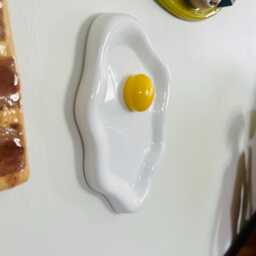 Dripping Egg Wall Hanging Funky Pop Art Kitchen Decor - thumbnail 4