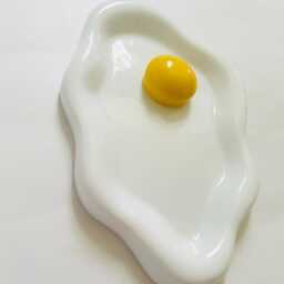 Dripping Egg Wall Hanging Funky Pop Art Kitchen Decor - thumbnail 3