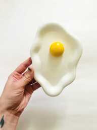 Dripping Egg Wall Hanging Funky Pop Art Kitchen Decor