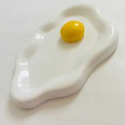 Dripping Egg Wall Hanging Funky Pop Art Kitchen Decor - thumbnail 2