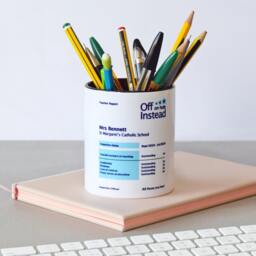 Personalised Teacher Report Pen Pot, Pencil Pot For Teacher, Gift For Thank You - thumbnail 4
