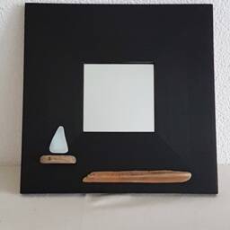 Mirror With Seaglas Ship No. V - thumbnail 2