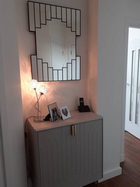 Large Art Deco Style Wall Mirror, Mirror - image 1