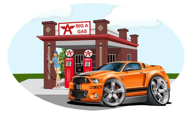 2010 Shelby Super Snake Wall Decal Classic Sports Car Vinyl Art - image 1