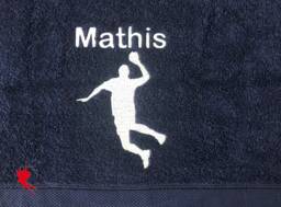Handball Personalised Embroidered Towels - thumbnail 1