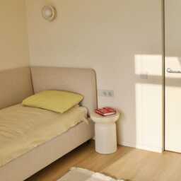 Round Clay Wall Sconce, Japanese-style Circular Lamp, Bedroom Light, Handmade Wall Light, White Lights, Scones - thumbnail 3