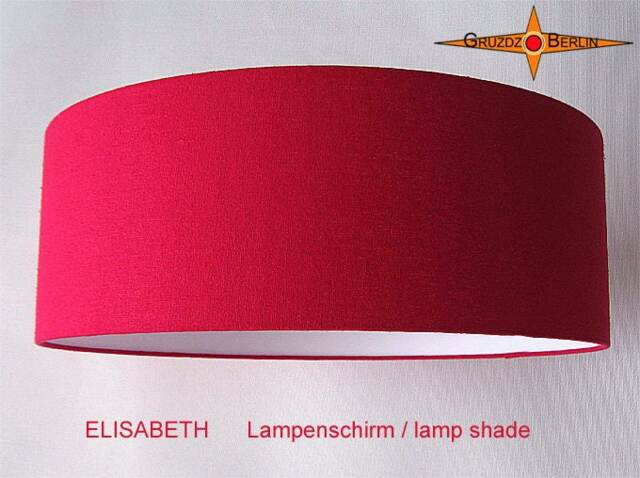 Large Lampshade Red Elisabeth ??60 cm Silk Lamp - image 1