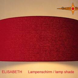 Large Lampshade Red Elisabeth ??60 cm Silk Lamp - thumbnail 2