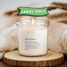 Maid Of Honour Candle Sticker Will You Be My Honor Stickers Proposal Gift Label - thumbnail 3