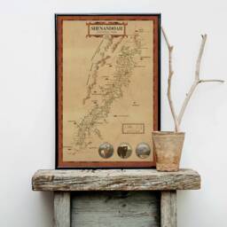 Shenandoah National Park Map Art Print, Virginia Travel Poster - thumbnail 1