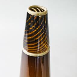 Blown Glass Decorative Vase Topaz Pinnacle - thumbnail 3